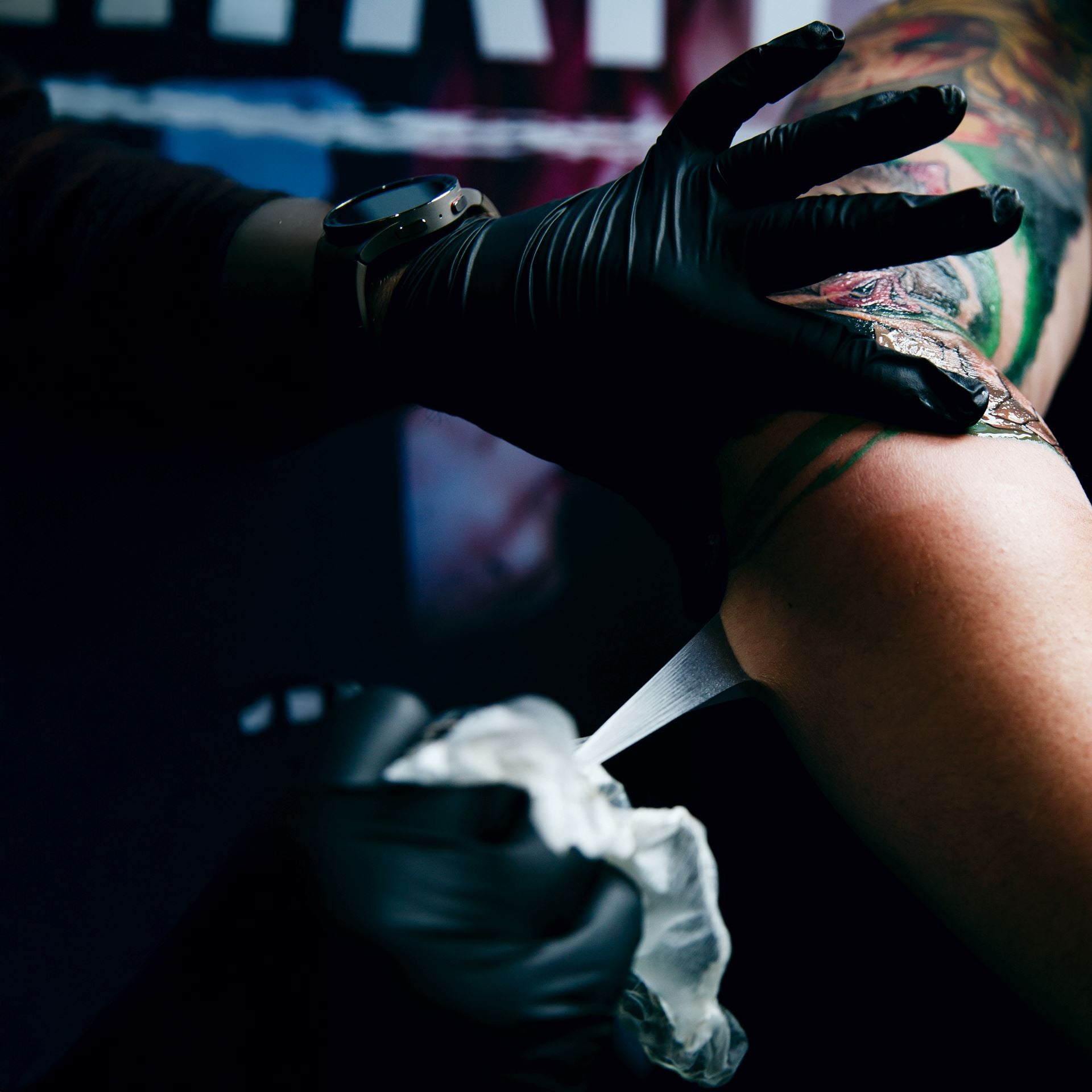 Flex Tattoo Bandage 3-Pack - Medium (6 in x 8 in) Personal Pack Saniderm Tattoo Aftercare 